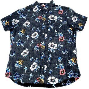 URBAN PIPELINE Maxflex gray multicolor Hawaiian shirt men's size XXL NEW NO TAGS